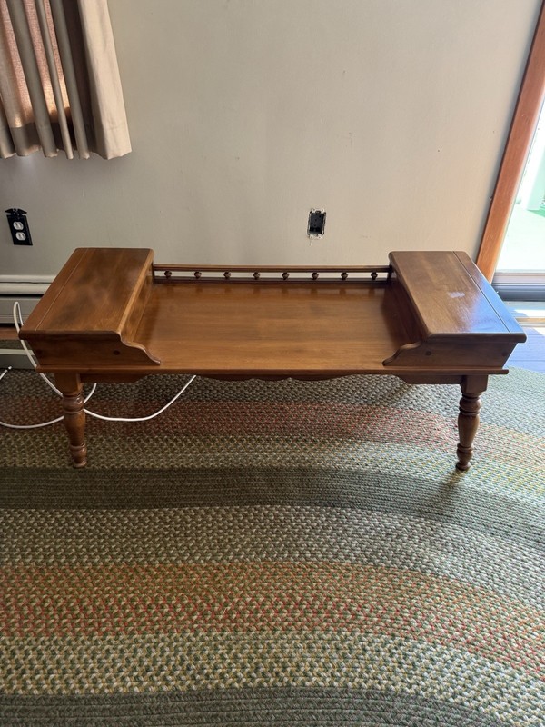 Ethan Allen Early American 45" Coffee Table Vintage gallery