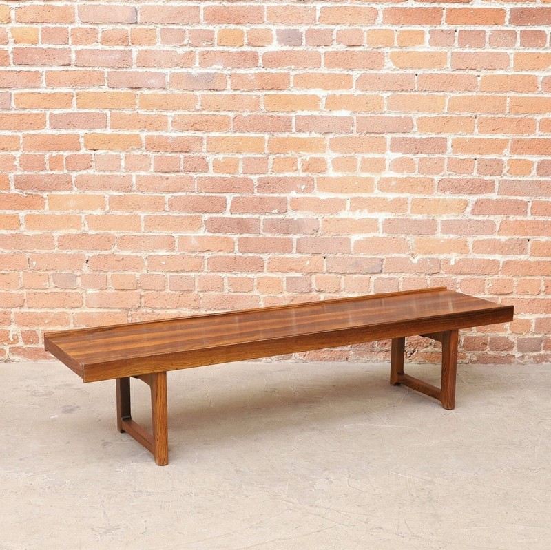 Krobo Rosewood bench coffee table by Torbjorn Afdal