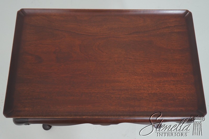 68759: BIGGS Queen Anne Mahogany Occasional Tea Table gallery