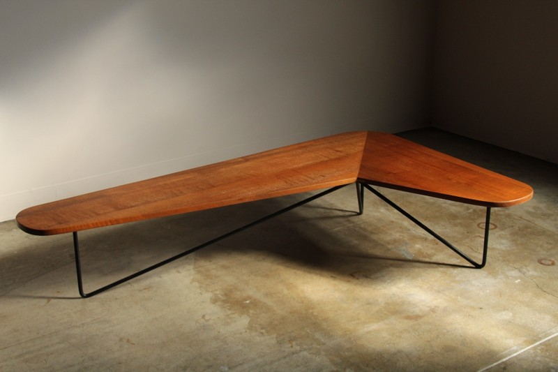Luther Conover Boomerang Coffee Table 1950s MCM