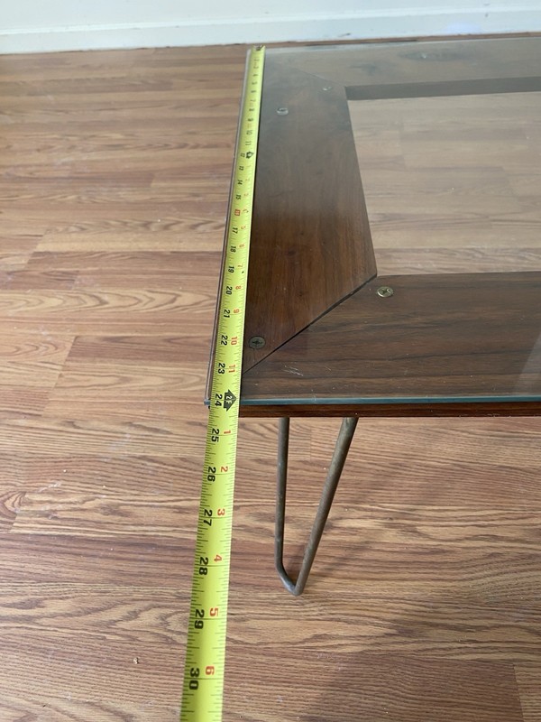 Vintage Scandinavian MCM Mid-Century Modern side table coffee table end table gallery