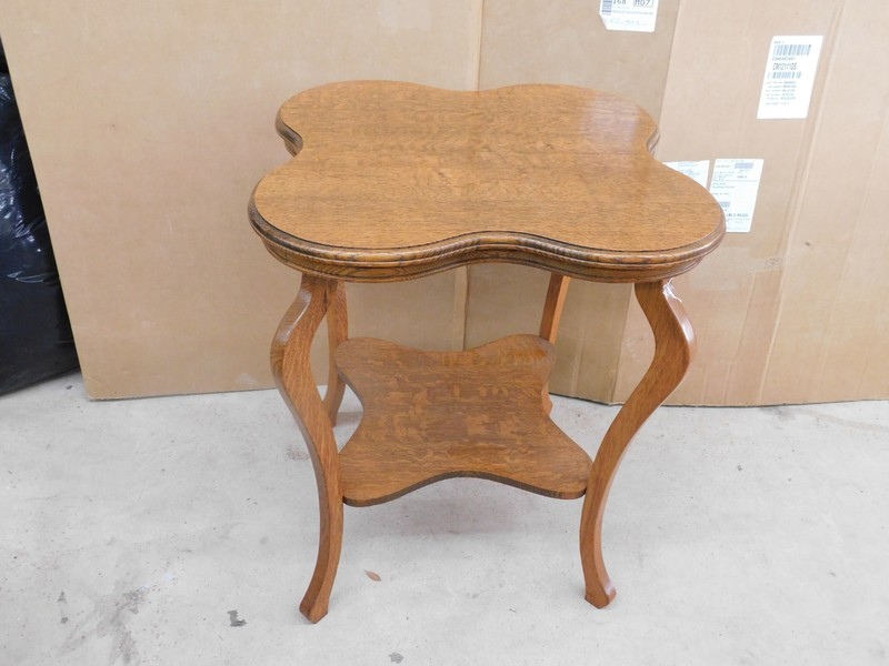 Honey Oak Accent Table 29 5/8"h x 24"w x24"d