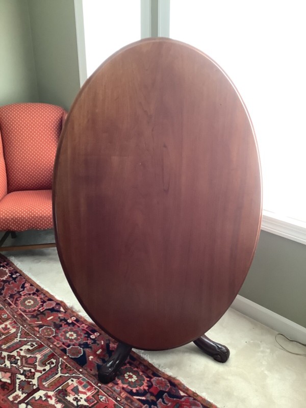 antique tilt top table