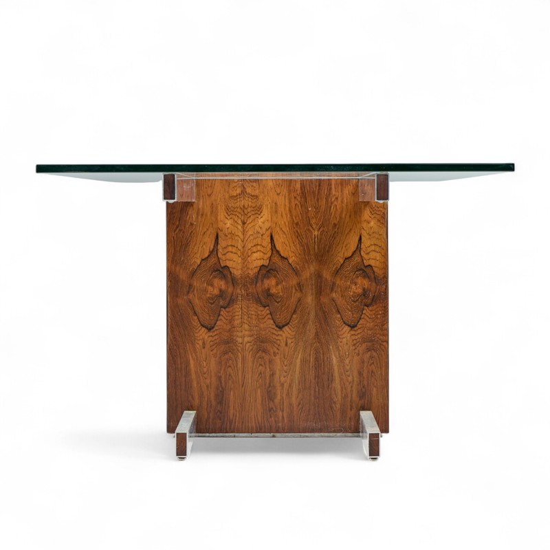 Vladimir Kagan Model 6705 Cubist Rosewood Expanding Dining Table with 2 Leaves gallery