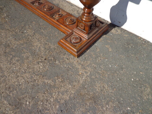 Maitland Smith Leather Top Wood Table Desk Console Ribbon Entry Way Sofa Accent gallery