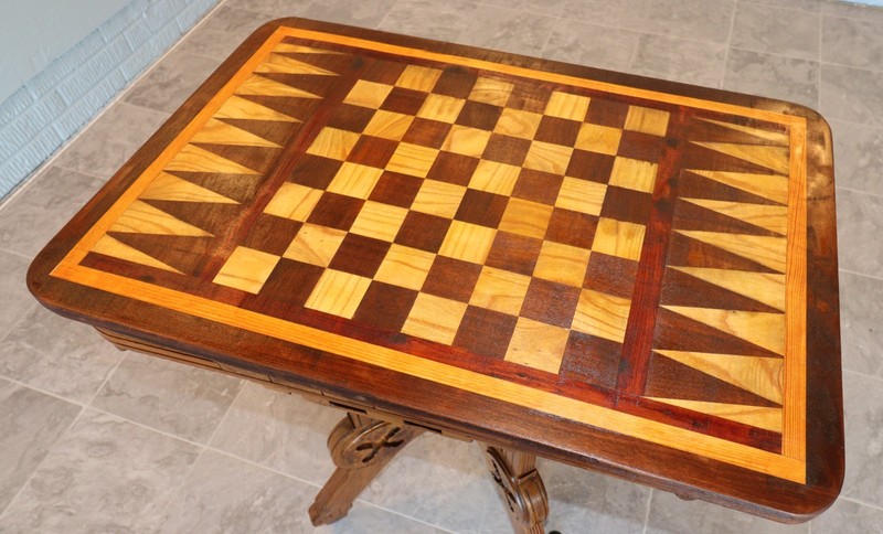 French Neo-Renaissance gaming table, circa 1875–1895 gallery