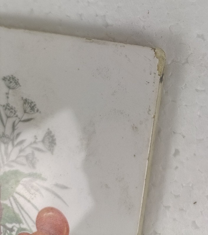 Vintage Side Table Plant stand Ceramic Tile MettlachGermany Funky Wrought Iron gallery