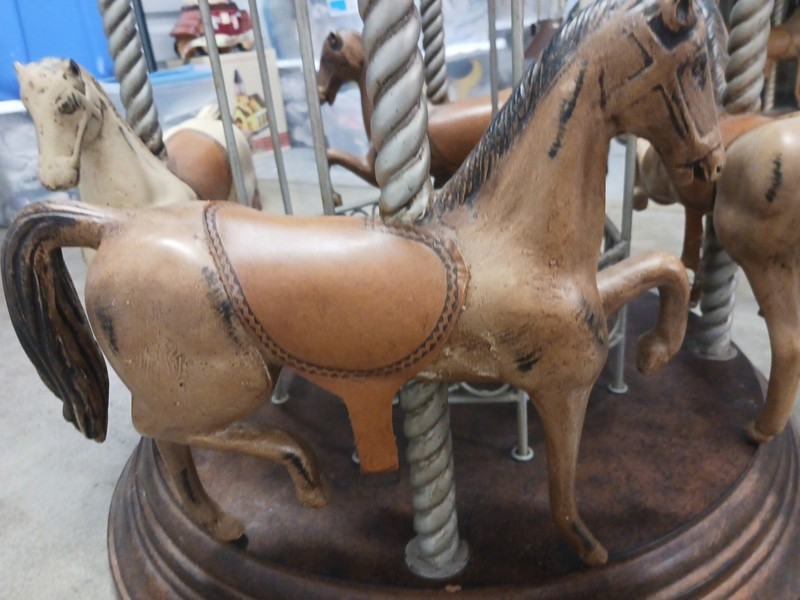 2-Carousel Horse End Tables gallery