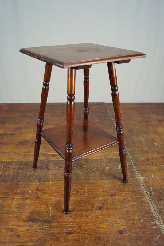 Vintage Flower Table 50s Mid-Century 60s Flower Stand Wood Table 2