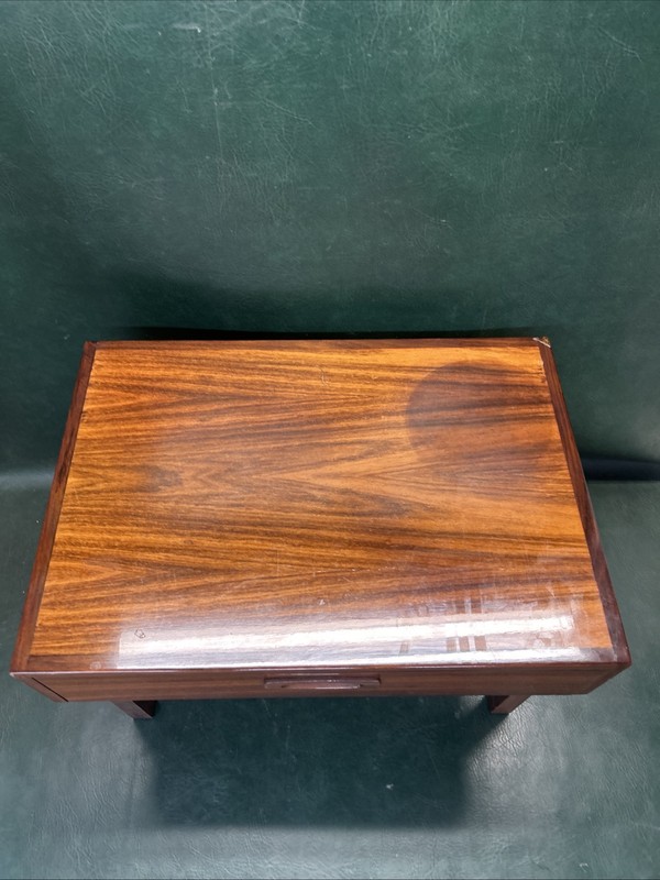 Fine Illum Wikkelso Mid Century Rosewood Folding Snack Table Set ~ Cape Cod gallery