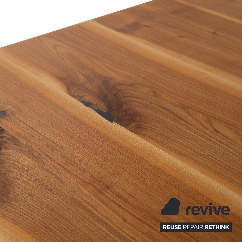 Rott Woodart Solid Wood Dining Table Brown Black 240 x 100 cm gallery