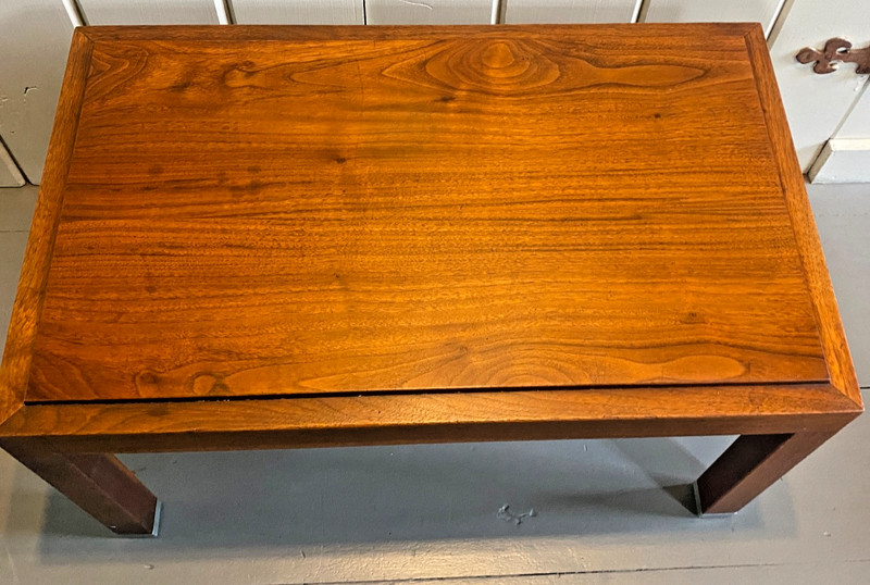 Mid Century Modern Wood Coffee Table MCM Vintage Danish? 30 in Rare gallery