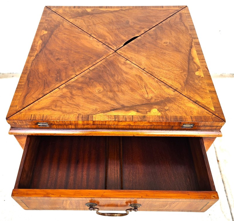 Pierre Deux Game Table Flip Top Leather gallery