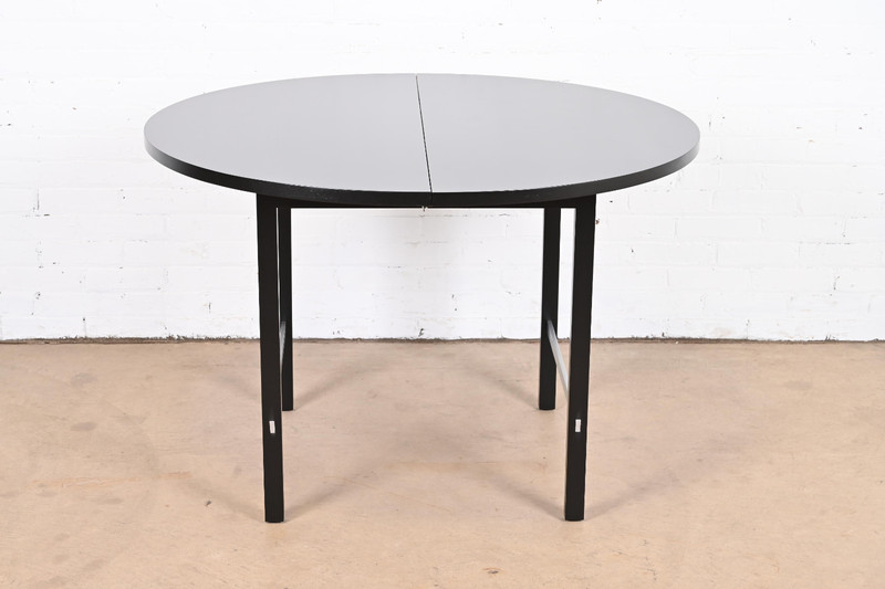 Paul McCobb for Calvin Furniture Lacquered Extension Dining Table, Refinished gallery