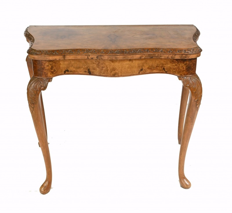 Antique Games Table by Epstein and Co - Walnut Card Tables gallery