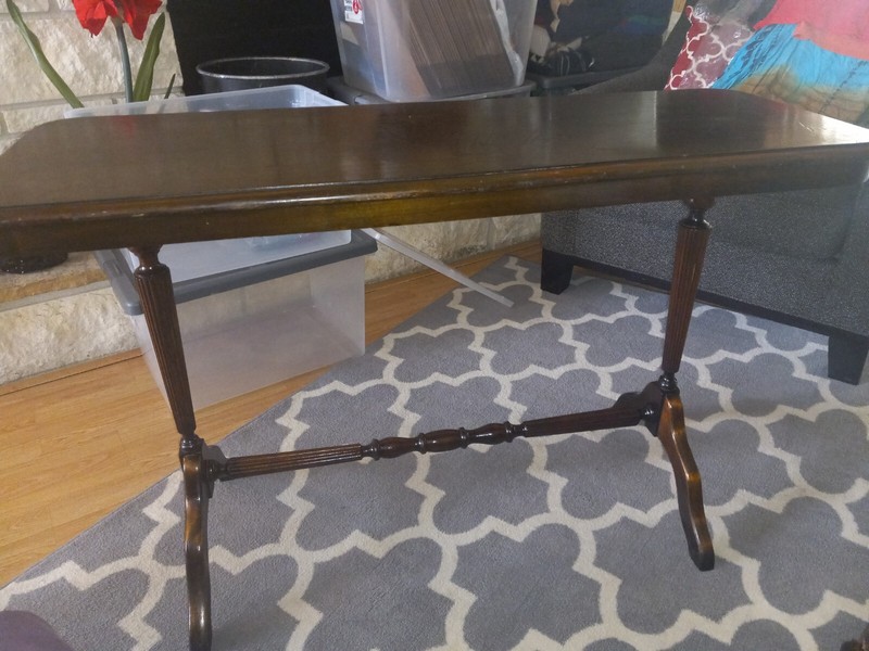 1891 JL Hudson Co. Antique Sofa Table Rare Detroit MI Gorgeous Gem Old Gateway gallery