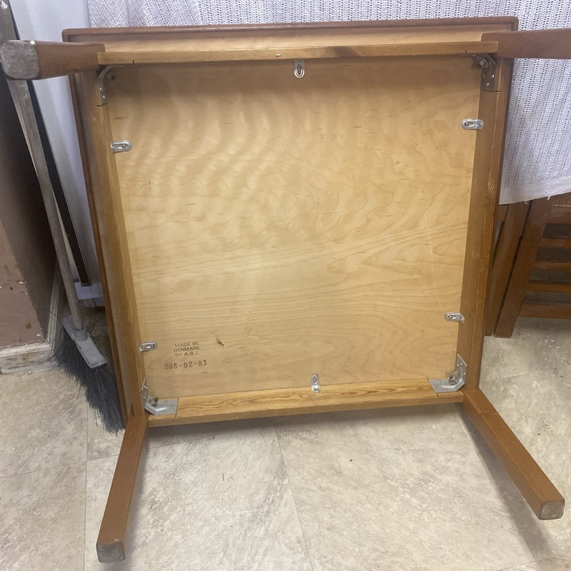 Mid Century Danish Modern Coffee Table Mobler Surfboard Teak Denmark Refinished gallery