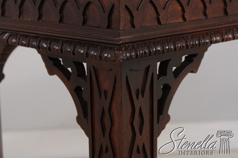 L73202: HENREDON Mahogany Marble Top Console Table gallery