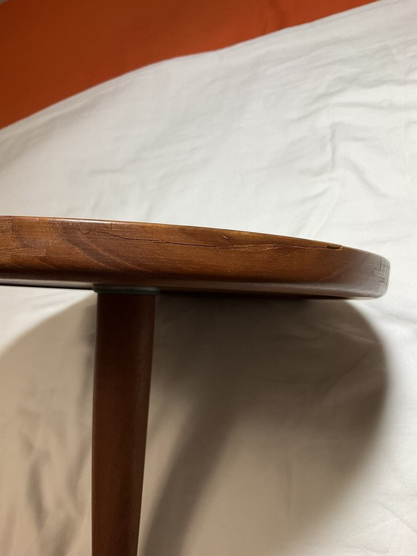 danish modern teak side table Hans C. Andersen gallery