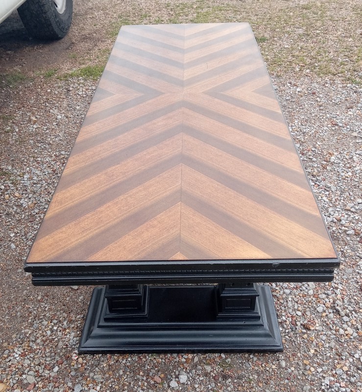 Mid Century Double Pedestal Coffee Table (CT360) gallery