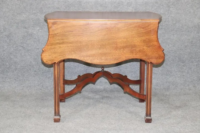 Mahogany Kindel Winterthur Collection Chippendale Drop Leaf Table gallery