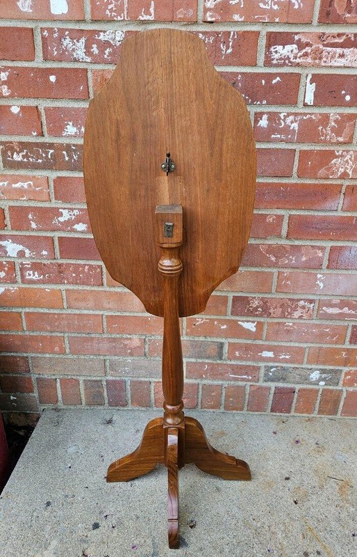 Vintage Maple Tilt Table Plant Fern Stand Pedestal Side Table gallery
