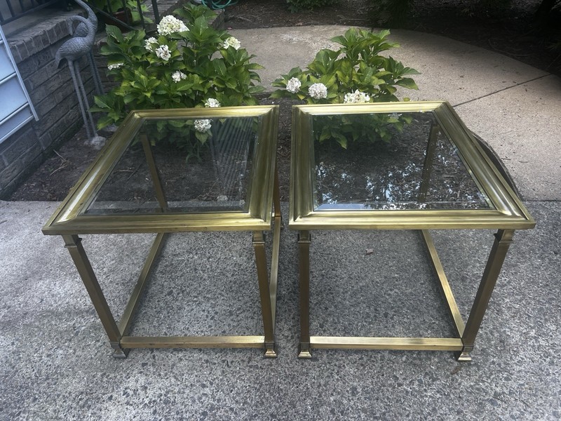 Vintage Pair Mastercraft For Pennsylvania House Hollywood Regency Side Table gallery