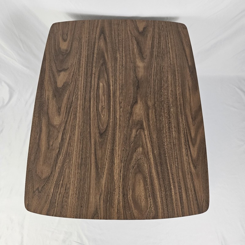 Mid-Century End Table Walnut w Drawer 60's Vintage Harmony Furniture gallery
