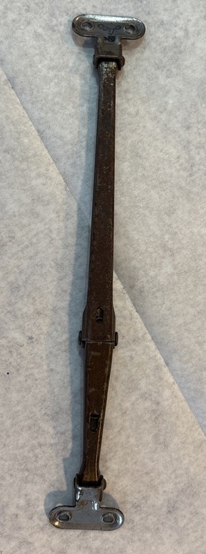 10 INCH VINTAGE DROP LEAF TABLE SUPPORTS, SPRING LOADED HINGE gallery