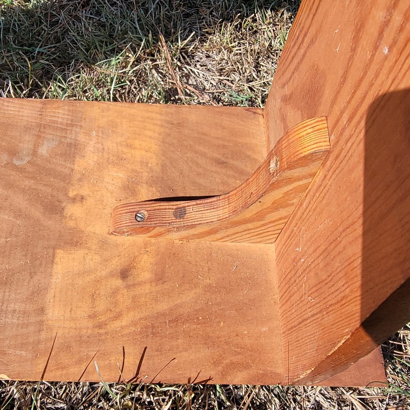 Antique Simplex Ironer Wooden Table Stand Board Farmhouse Decor gallery