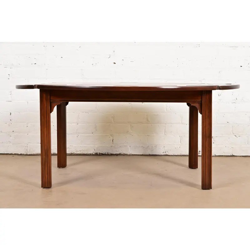 Baker Furniture Chippendale Mahogany Butler's Coffee Table gallery