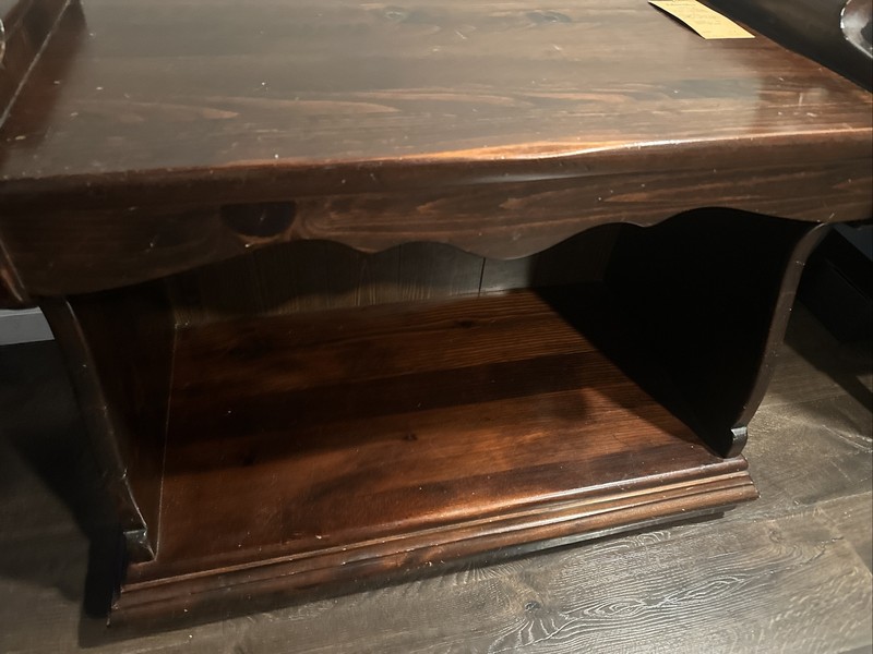 Ethan Allen Pine Rolling Stand Item # 12-9016 - 32" L gallery