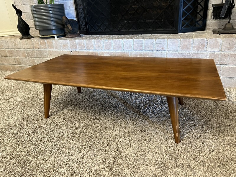 Vintage MCM Paul McCobb Short Coffee Table/ Bench by Winchendon Furniture