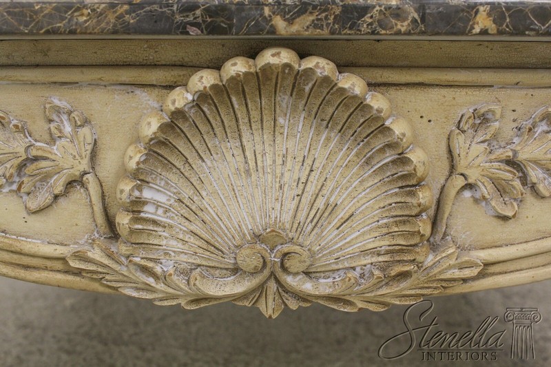 59757EC: MAITLAND SMITH Marble Top French Coffee Cocktail Table gallery