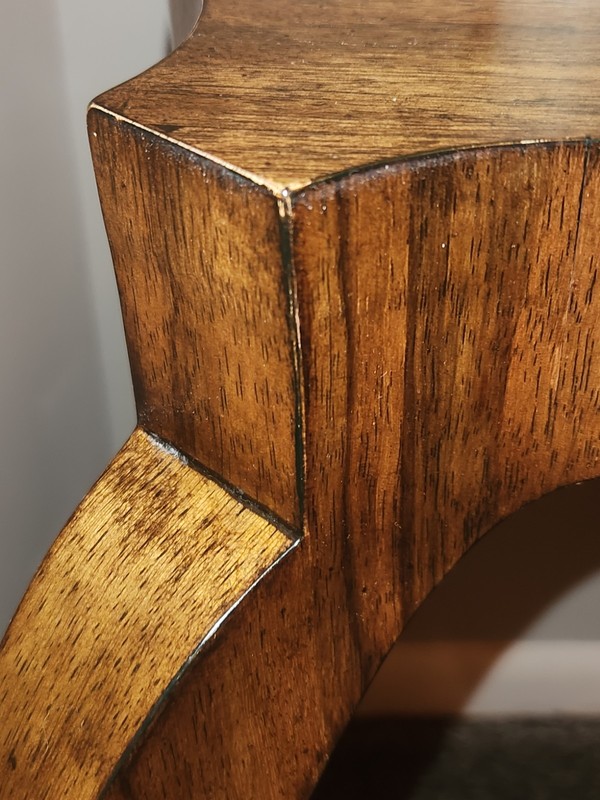 Keno Bros. for Theodore Alexander Scalloped Side Table - Model WPD576 - Rare gallery