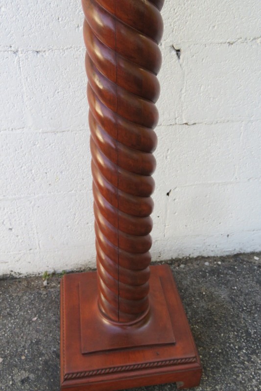 Early 1900s Spindle Plant Statue Stand 5896A gallery