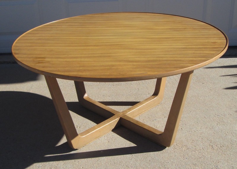 Edward Wormley Drexel Precedent Cocktail Table 36-3/4 inch Diameter Mid Century gallery