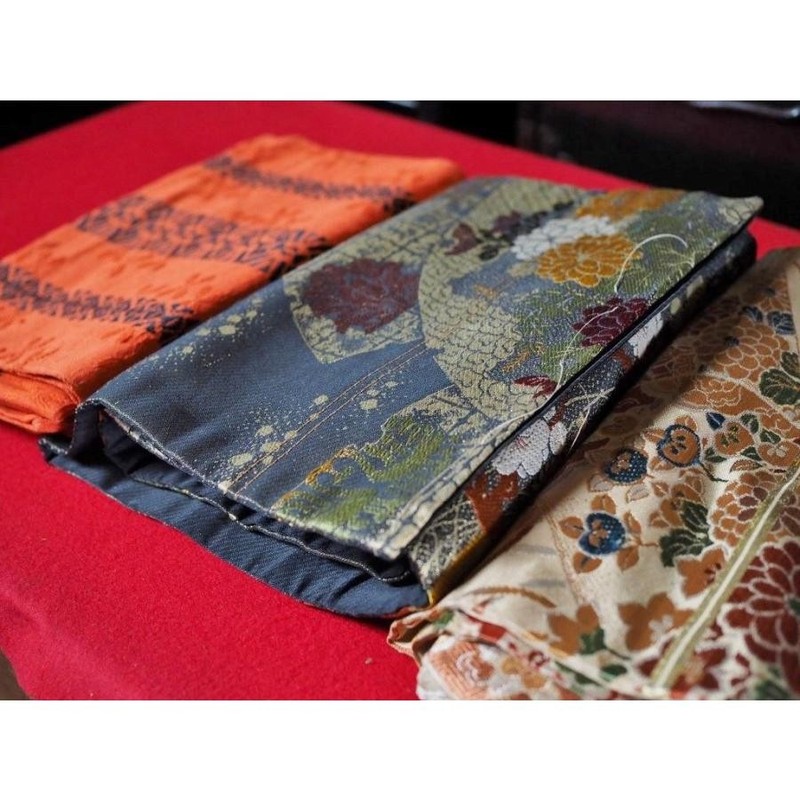 6 Retro Obi Sashes Japan Remake Mid-Showa Used Koro-ten Ex. gallery