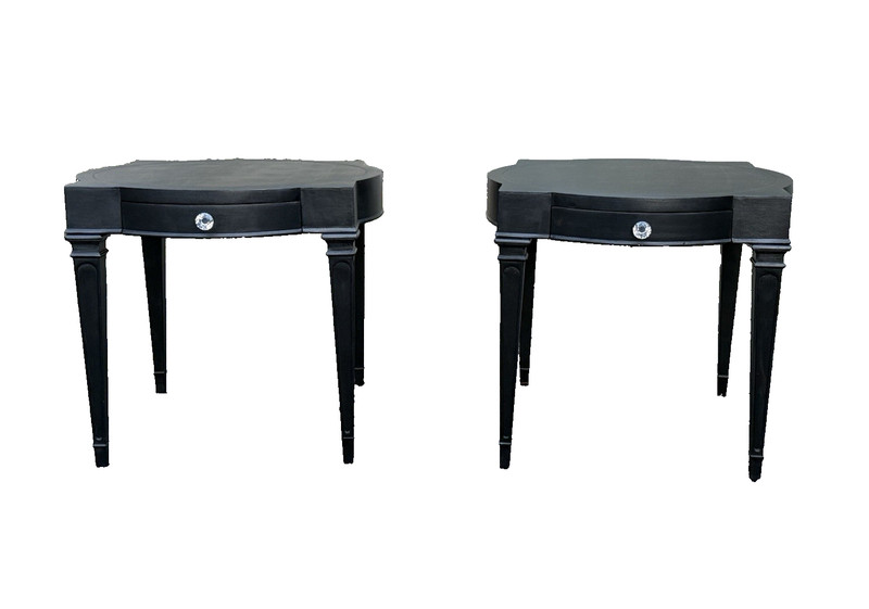 MCM End Tables/Nightstands/Sey Of 2 Weiman Heirloom/Black Mid Century Modern gallery