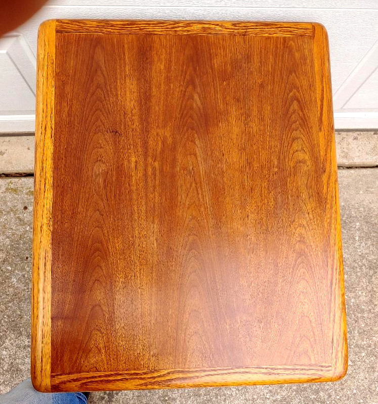COOL MID CENTURY MODERN LANE "PERCEPTION" X-BASE SIDE TABLE BY WARREN CHURCH... gallery