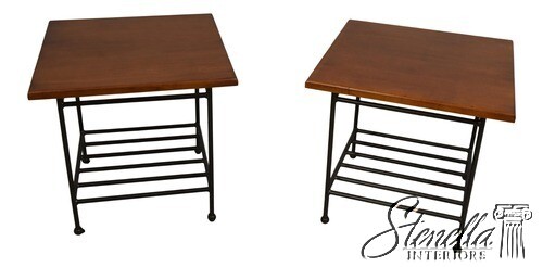 65239EC: Pair STICKLEY Charleston Forge Cherry End Tables
