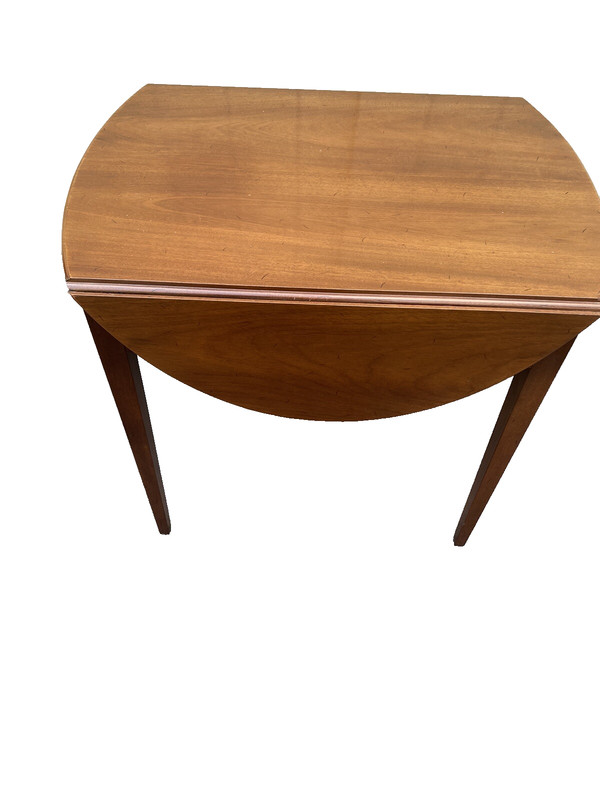 65838 WILLIAMSBURG ADAPTATION KITTINGER Mahogany Dropleaf Lamp Table Stand gallery