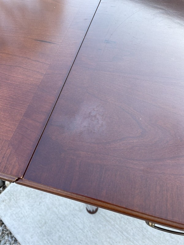 Bombay Company Drop Leaf Sheraton Side End Accent Mahogany Table One Drawer gallery