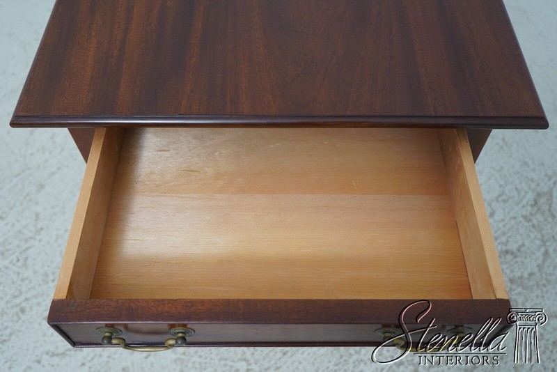 L67139: Bench Made Hand Crafted 1 Drawer Mahogany End Table gallery