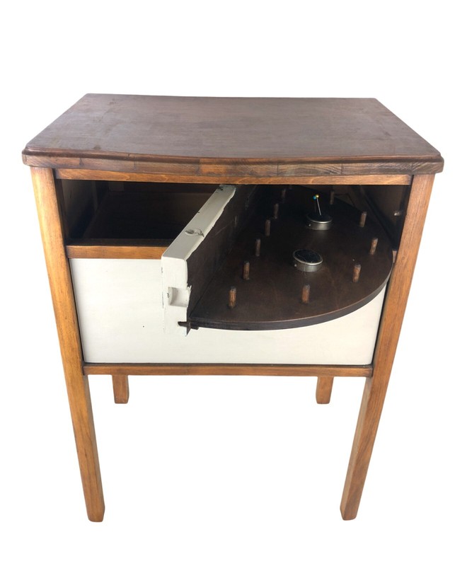 Small Sewing Cabinet One Drawer & Revolving Thread Tray gallery
