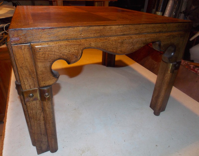 Burl Elm & Oak Henredon End Table / Side Table (ET325) gallery