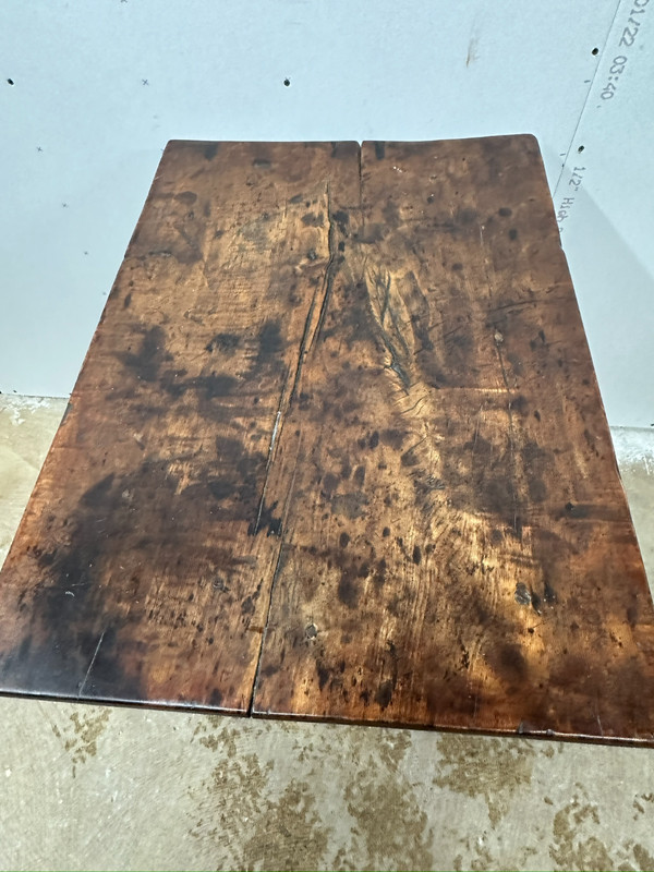 antique cherry side night table farmhouse country taper legs pegged gallery