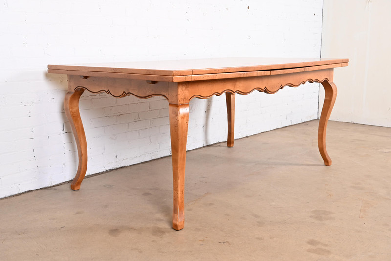 Baker Furniture Italian Provincial Maple Harvest Farm Table, Newly Refinished gallery