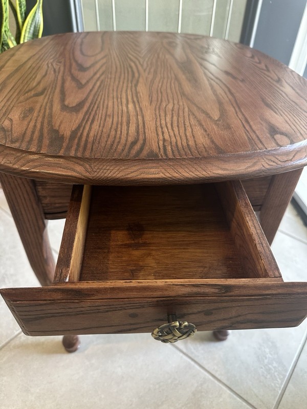 Mid Century Oval Side Table gallery
