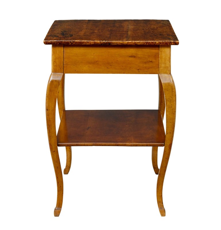 19TH CENTURY FRUITWOOD AND ALDER OCCASIONAL TABLE gallery
